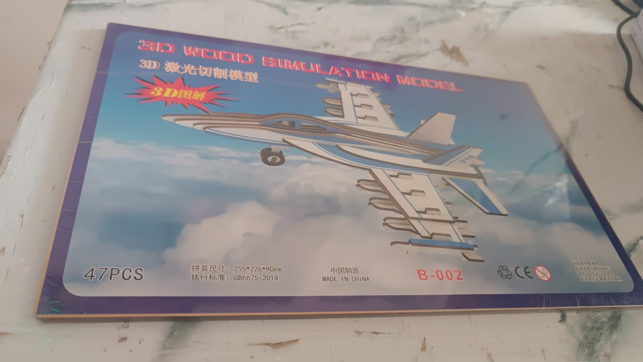 3D Wooden Aircraft Puzzle DIY Assembly Kit (Mix Design – 1 Set) 3D Wooden Aircraft Puzzle DIY Assembly Kit (Mix Design – 1 Set)